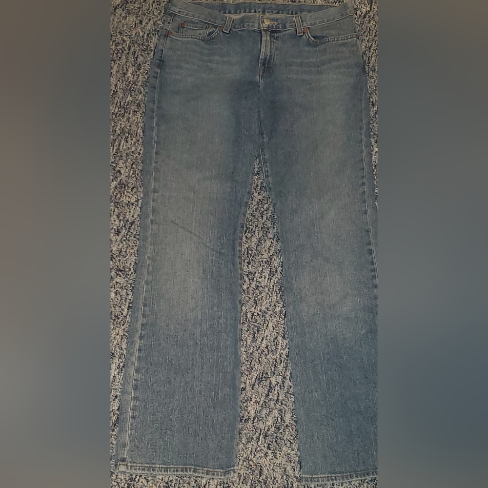 Lucky Womens Dungarees Jeans Size 10/30 Mid Rise Flare Style F29AA20 30x31